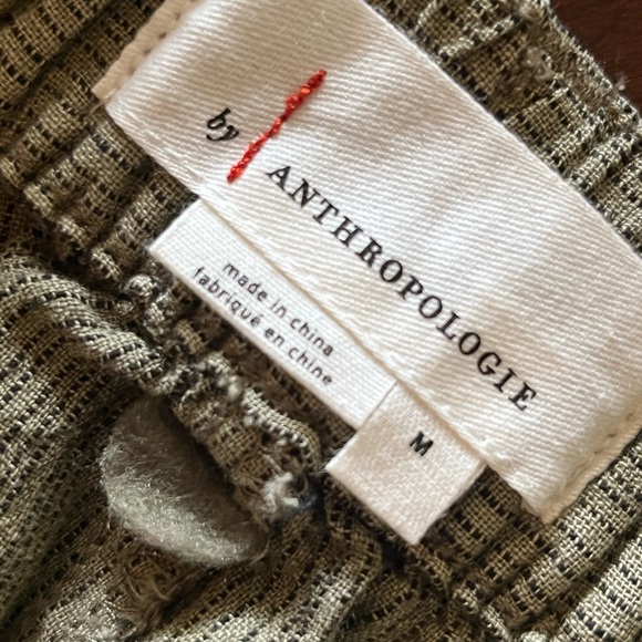 Anthropologie Overdyed Cropped Wide-Leg Pants M - Picture 7 of 9